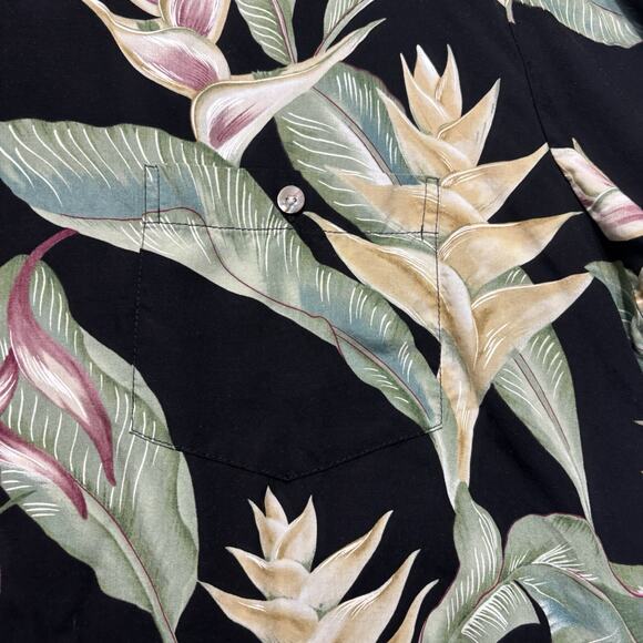 Vintage Tori Richard Hawaiian Shirt Mens 2XL Tropical Rayon Mother Pearl USA EUC - Picture 5 of 14